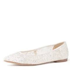 Naisten Balleriinat Tamaris Ivory Glam