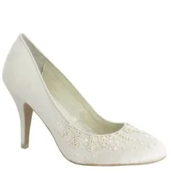 Naisten Juhlakengät Menbur Ivory