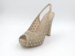 Naisten Juhlakengät Menbur Kulta