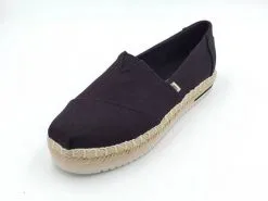 Naisten Kangaskengät TOMS Musta