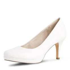 Naisten Korkokengät Tamaris Valkoinen