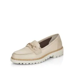 Naisten Loaferit Rieker Beige