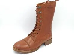 Tp Naisten Saappaat Ten Points Cognac