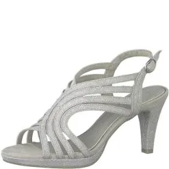 Marcotoz Naisten Sandaalit Marco Tozzi Hopea