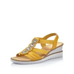 Naisten Sandaalit Rieker Keltainen