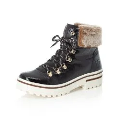 Naisten Talvikengät Rieker Musta