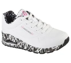 Naisten Tennarit Skechers Black White